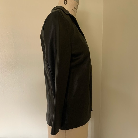 HUGO BUSCATI COLECTION LEATHER TOP - Picture 8 of 14